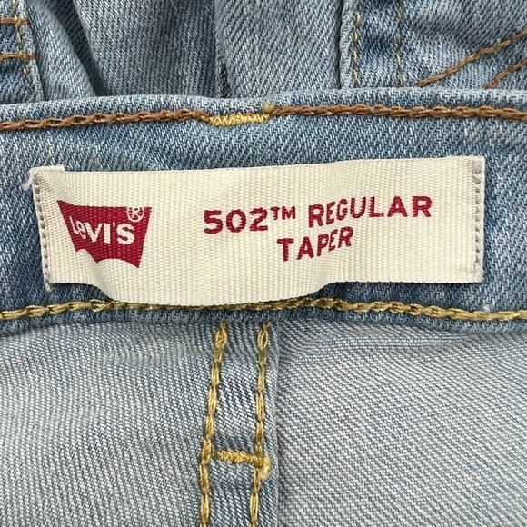 Levi’s 502 Athletic Fit Tapered Leg Jeans Size 14 Regular Boys - Picture 4 of 7